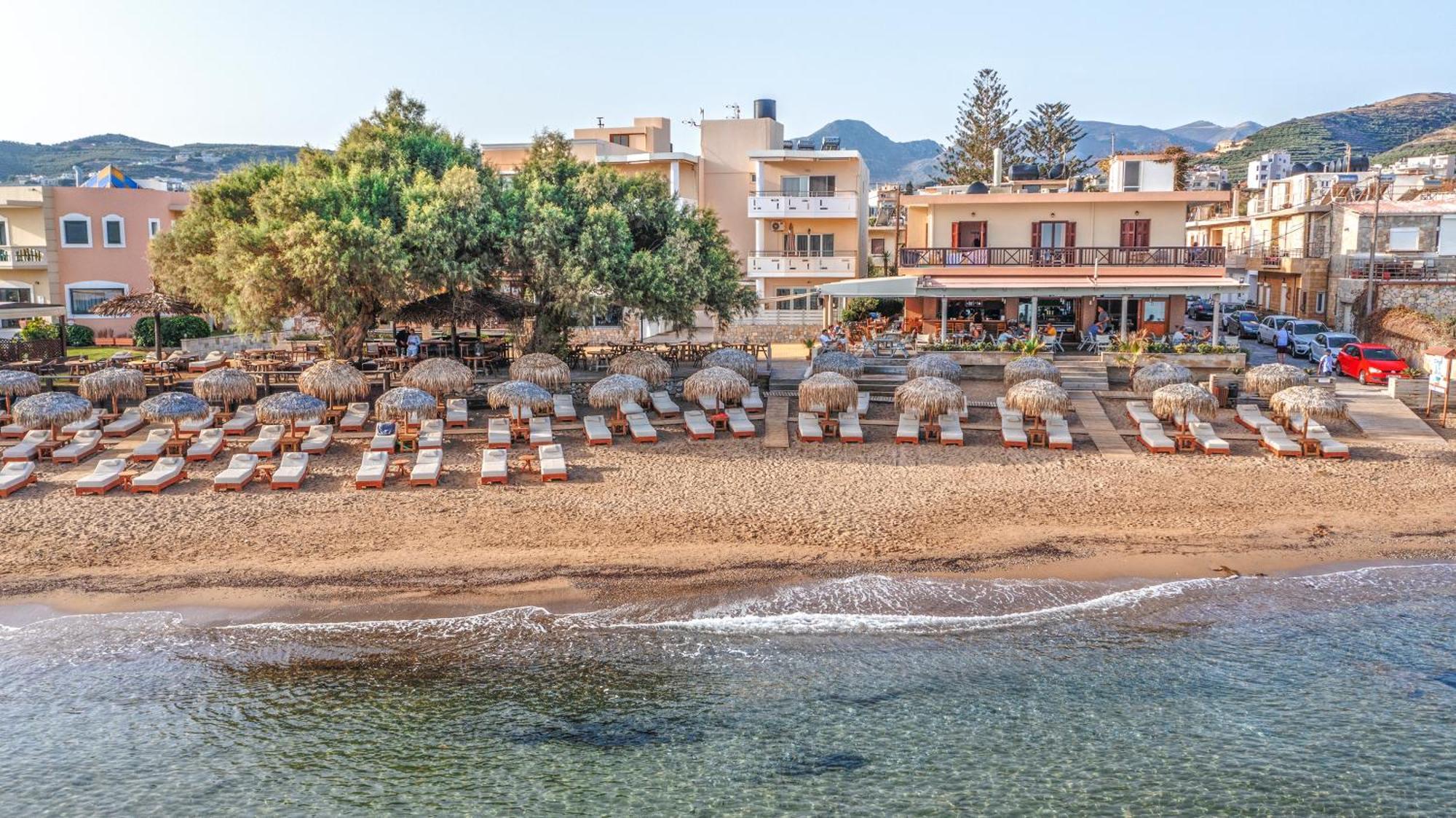 Maria Beach Hotel Kíssamos Exterior foto